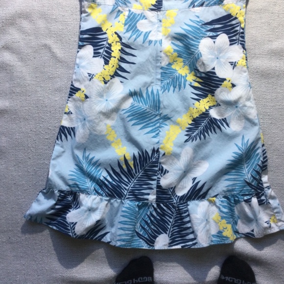 Roxy blue/white/yellow cotton dress size small - Picture 6 of 10
